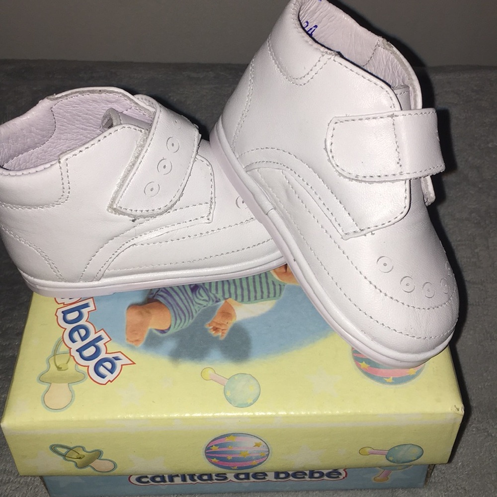Baptism white shoes size 2